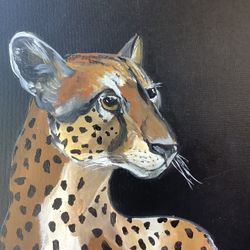 Large Original Cheetah Painting 