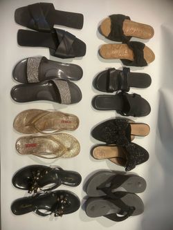 Sandals & mules $3.00 each