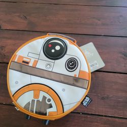 Star Wars Disney Insulated Soft Lunch Box Bag BB-8 Kids New tags.