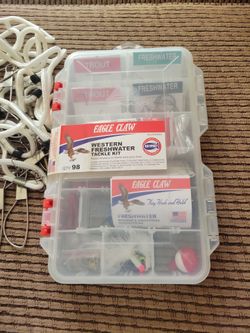 Eagle Claw western freshwater tackle kit 98 pcs