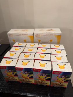 Pokemon 30th booster bundles and 30th etbs