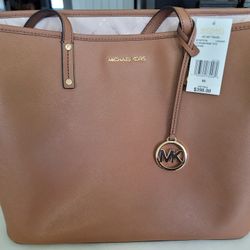 Michael Kors Jet Set Travel Tote and matching wallet 