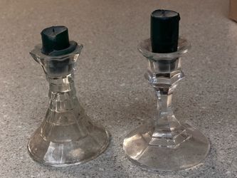 CRYSTAL CANDLESTICKS