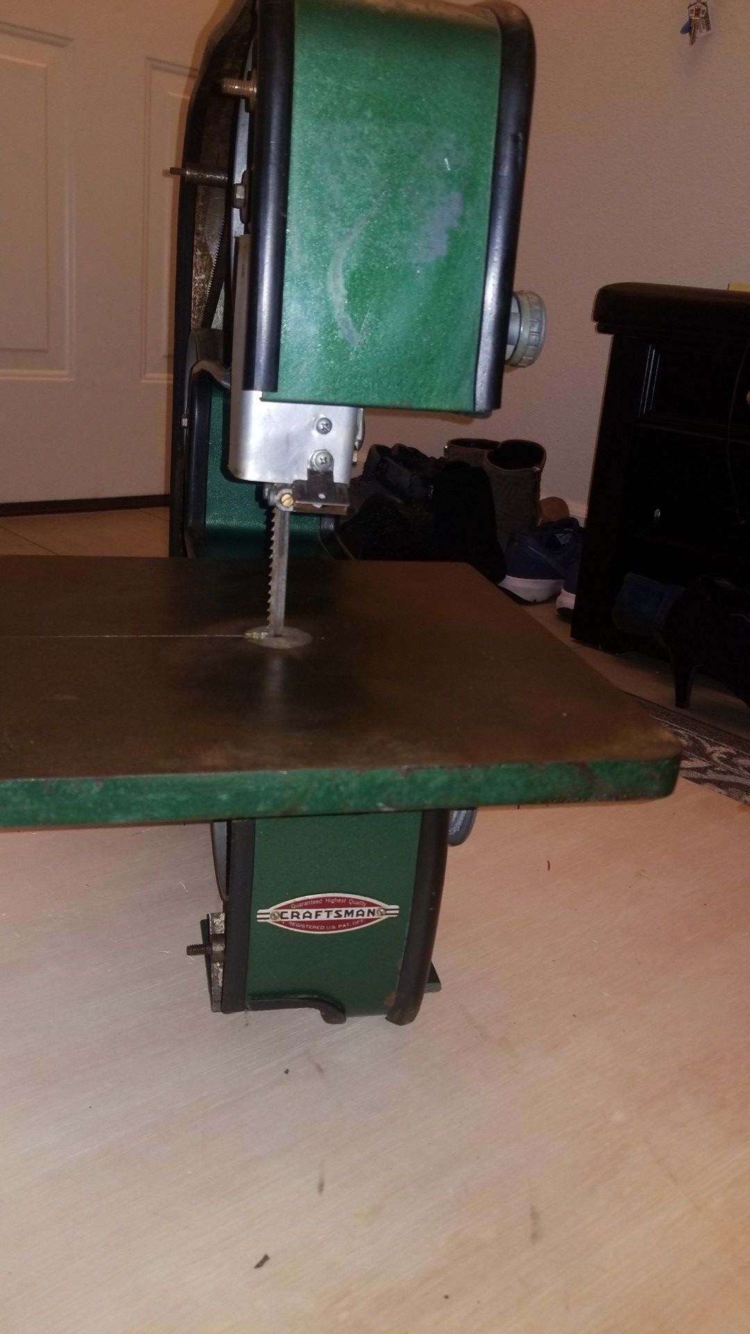 Old Craftsman band saw adjusting wheel