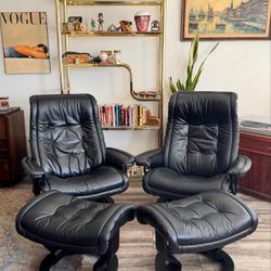 Ekornes Stressless Leather Recliners