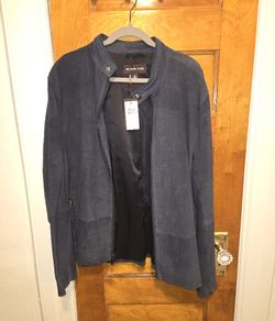 Michael Kors Men's XL Perforated Suede Jacket