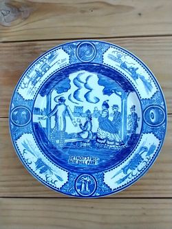 1931 Detroit's First Ballpark Commemorative Plate