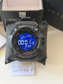 New Men’s Activa Summit X Invicta Unisex Digital Watch - 50mm. Black