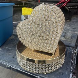 Heart   Card Holder And   Cake  Stand 