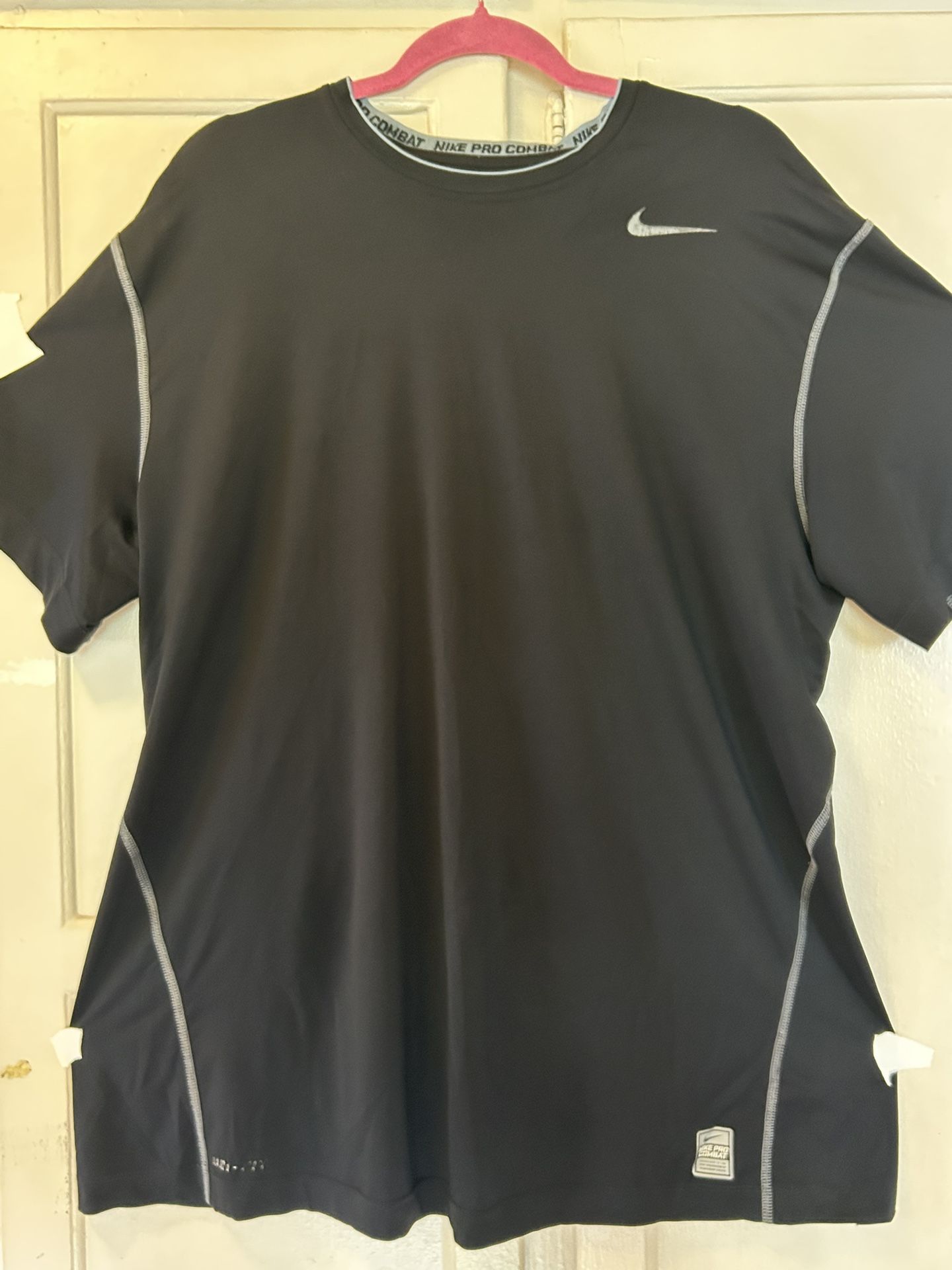 Vintage Nike Pro Combat Compression T Shirt Activewear Gym Sz XL