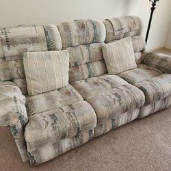 Couch, Mirror. Moved, leftover furniture. 