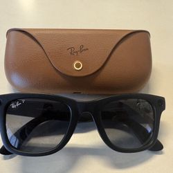 Matte Black Ray-Ban Meta Glasses Slightly Used 