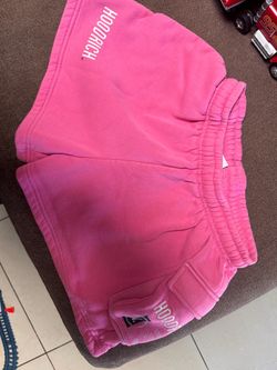 Womens Pink “hoodrich” shorts
