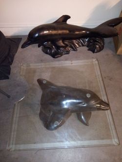 Dolphin 🐬 glass tables