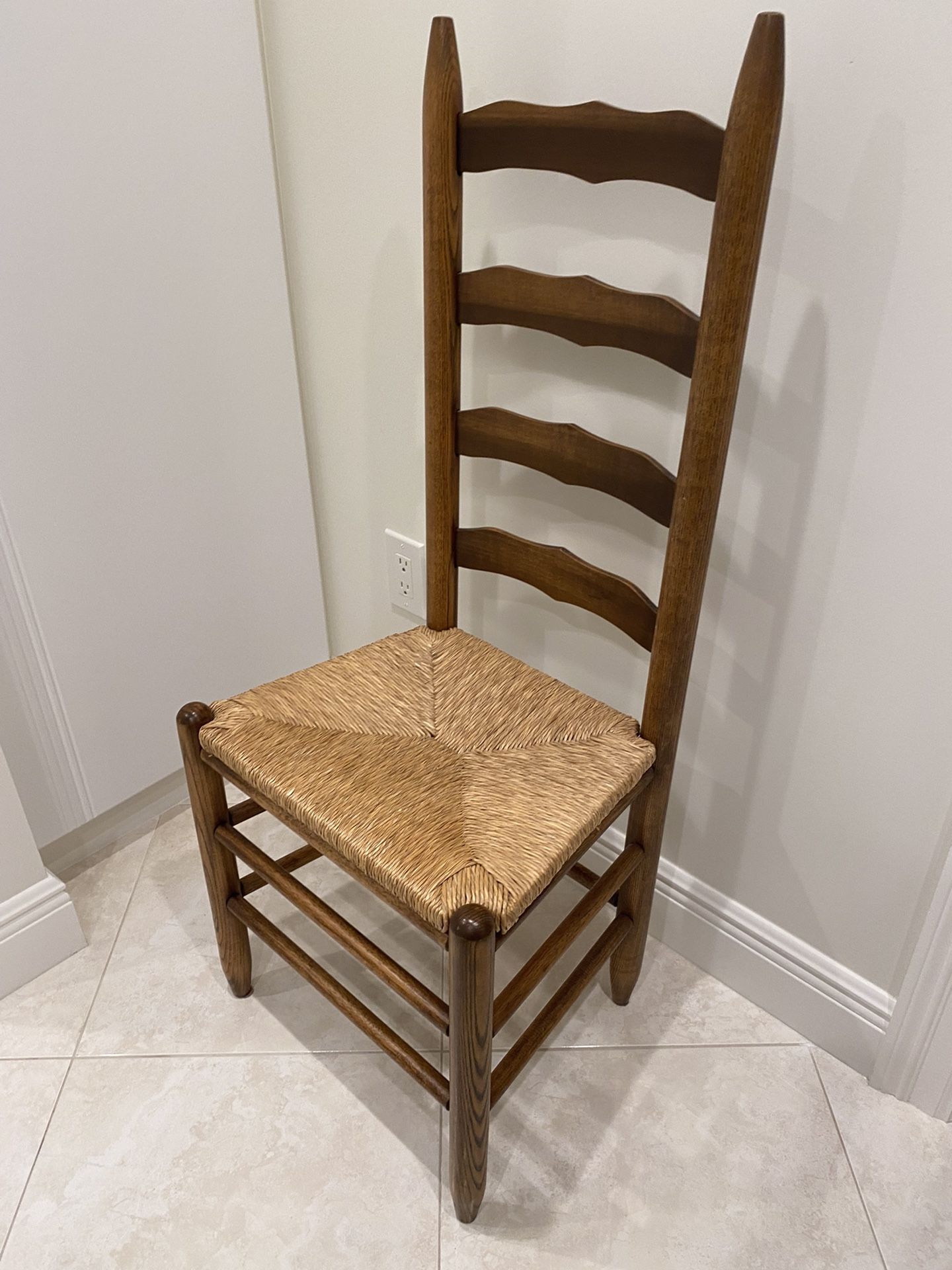 Small Ladderback Caned Chair