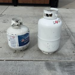 Large Full Propane Tank
