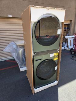 LG ThinQ Stackable Washer And Electric Dryer 