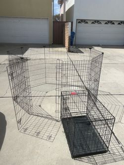 Dog Crate and Pen