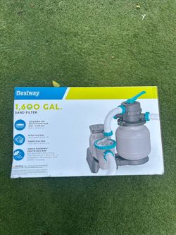 Bestway 1,600 gal. Above Ground Pool Sand Filter Pump