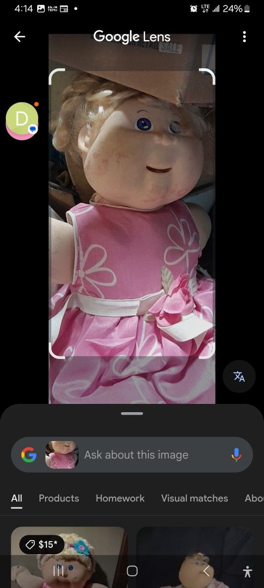 talking cabbage patch doll