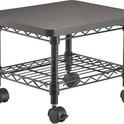 Safco Onyx Rolling Cart Printer Stand, Under-Desk Mobile Utility Table - $20 (Downtown)