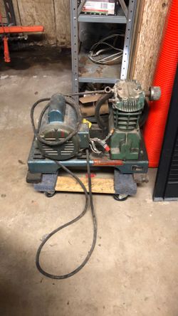 Old air compressor