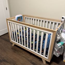 Crib With Mattress 