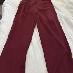 Cider high waisted, wide leg trousers, S