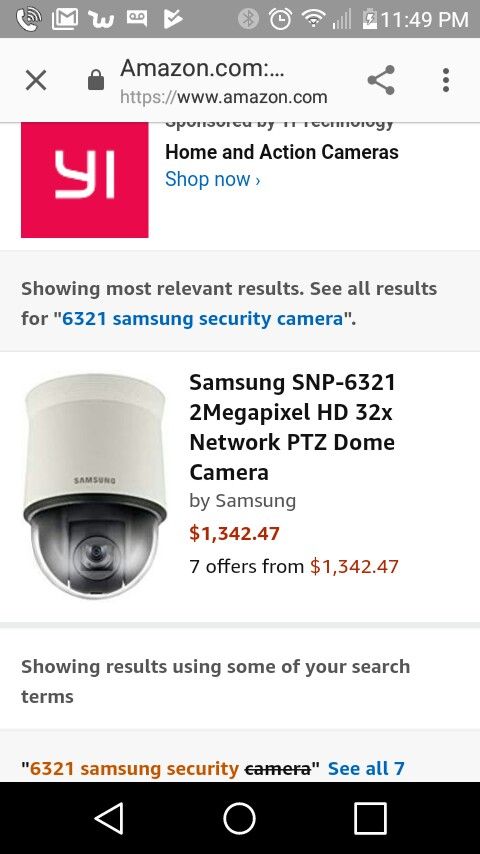 Samsung Security camera