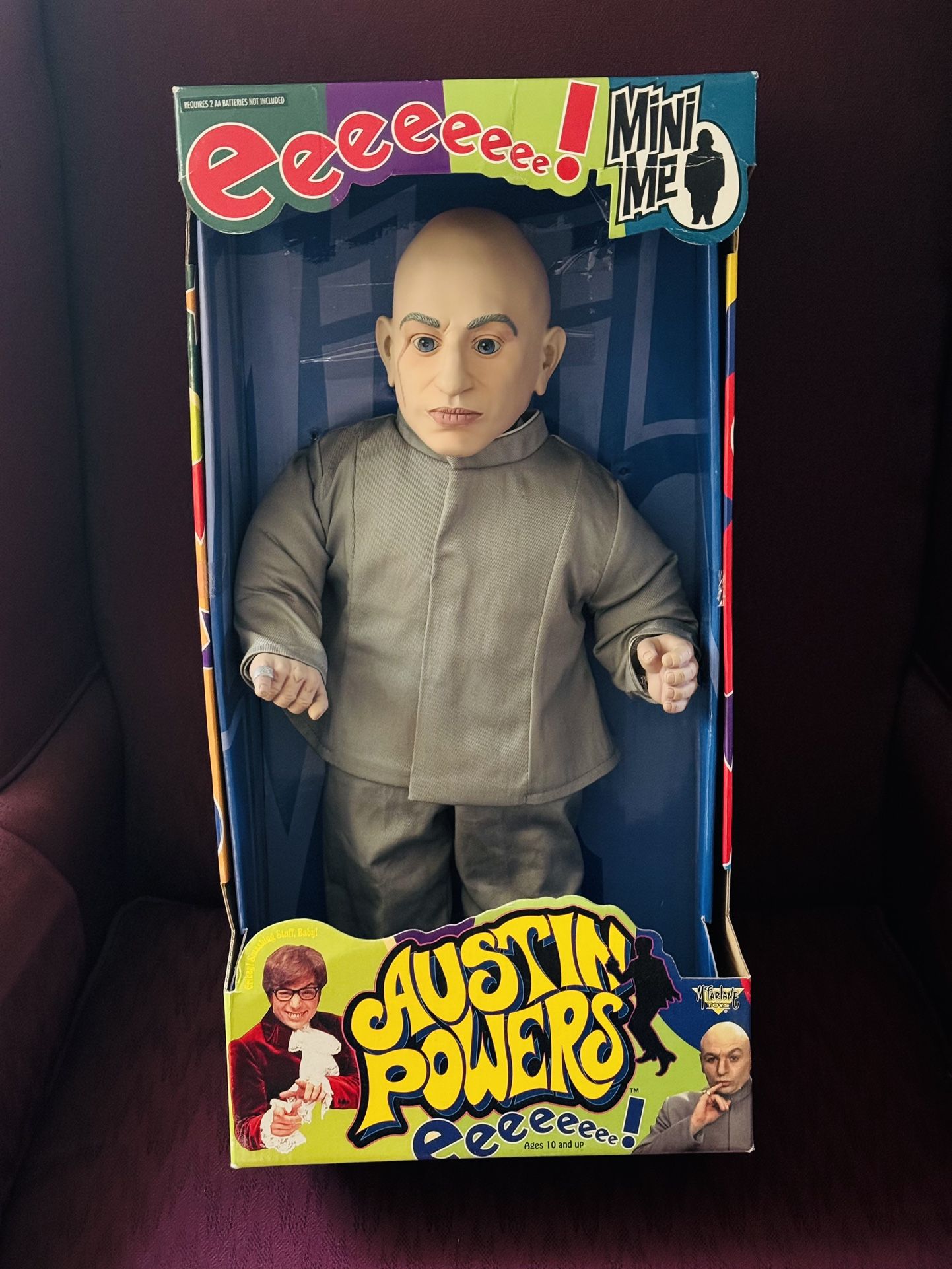 18" Vintage Austin Powers Talking Mini Me Doll