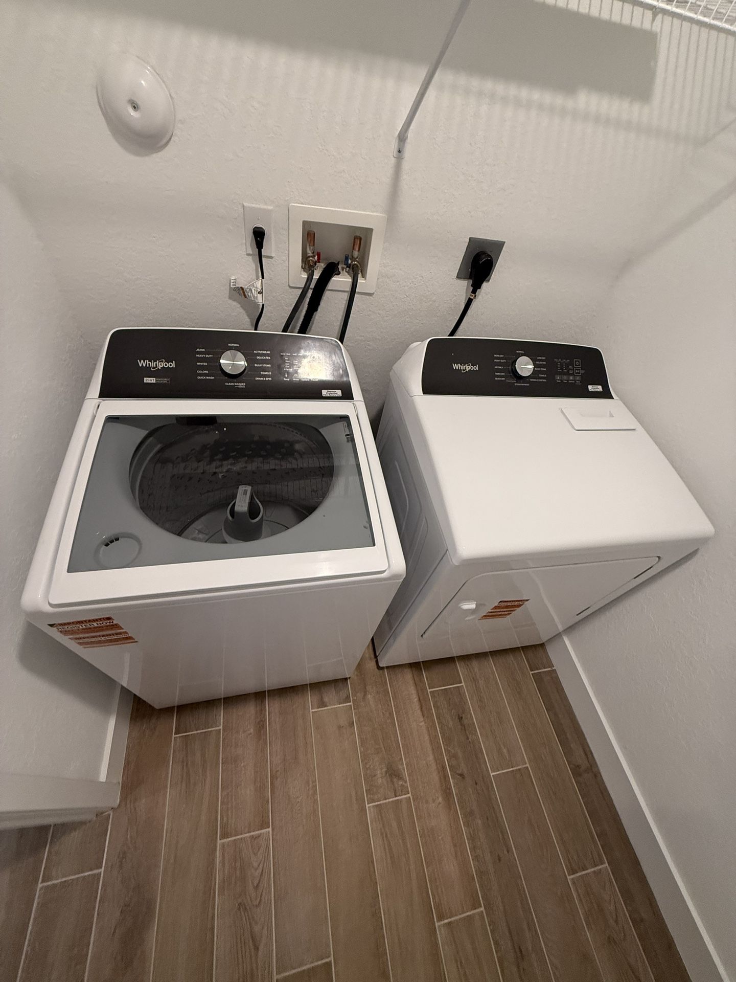 Whirlpool Washer and Dryer NEW