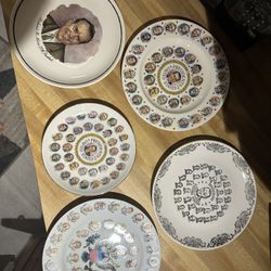 Collector Plates $12/ea Or All 5-$50