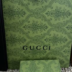 Gucci Wallet With Red And Green Striped Padding