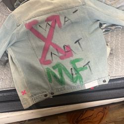 Off-white Mens Jean Jacket