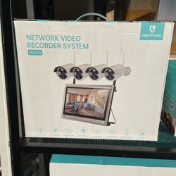 New 8CH WIRELESS 4 CAM + HD MONITOR 