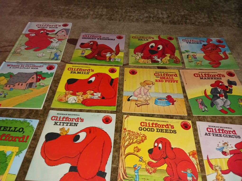 18 CLIFFORD THE BIG RED DOG BOOKS 