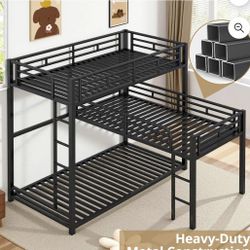  Triple Metal Bunk Bed For Kids 