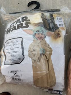 Star Wars Grogu Kids Halloween Costume Small 4-6