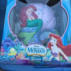 Little Mermaid Bank Alarm Clock, Special Edition