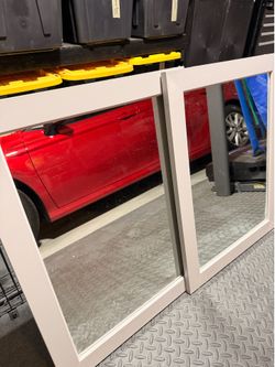 2 mirrors for bathroom/powder room