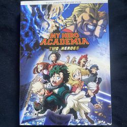 My Hero Academia Two Heros Movie Dvd.