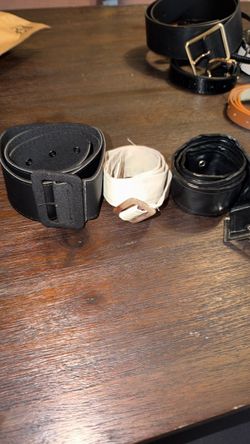 Mixed Belt Lot – 3 Belts