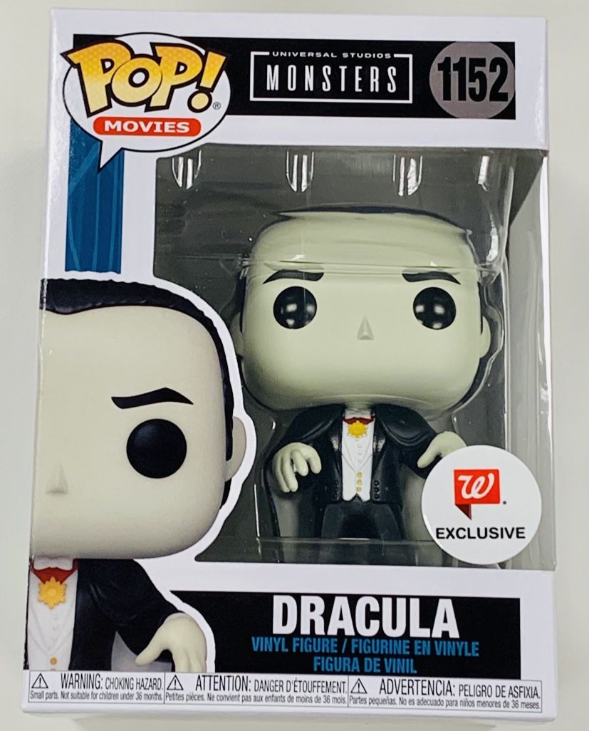 FUNKO POP ! DRACULA 1152 WALGREENS EXCLUSIVE POP MOVIES NEW IN BOX