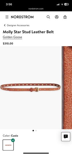 Golden Goose Belt Molly Leather Star