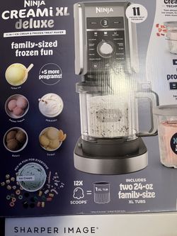Ninja Creami XL Deluxe 11-In-1 Ice Cream & Frozen Treat Machine 