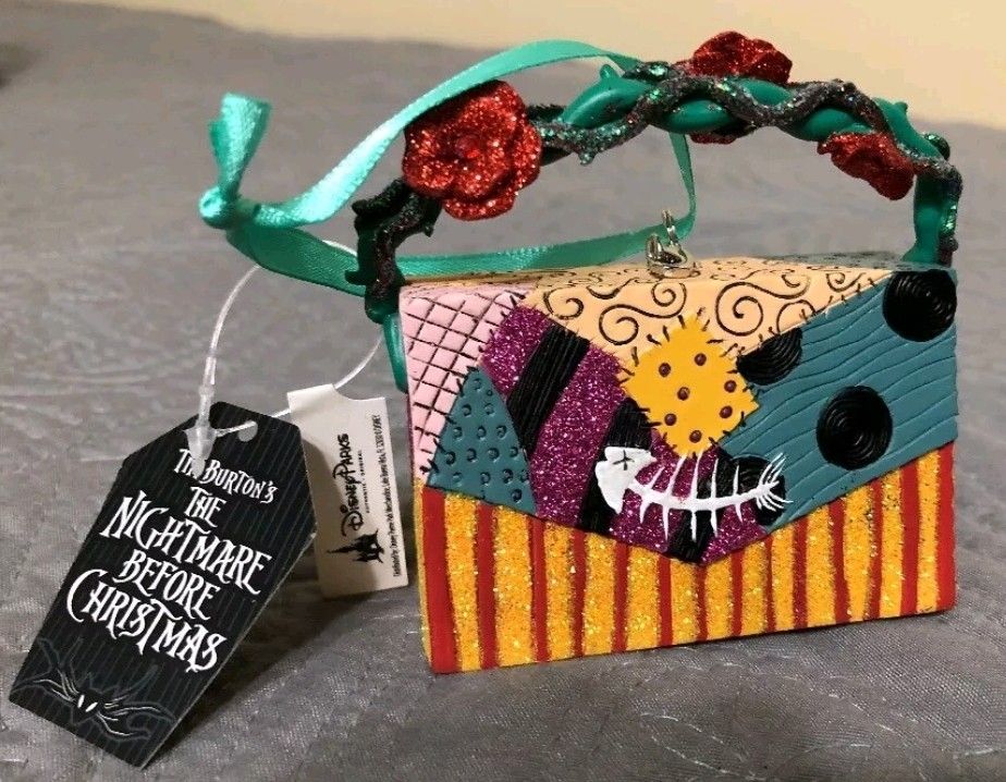 Disney Parks Sally Nightmare Before Christmas Handbag Purse Holiday Ornament NWT