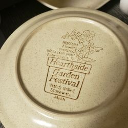 Heartside Garden Festival Plates