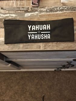 Yahuah Yahusha Black Headband
