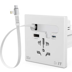 Brand New Universal Outlet (WHITE)