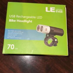 USB Rechargeable Led Bike Headlight New